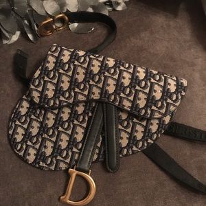 Authentic Dior Saddle Bag